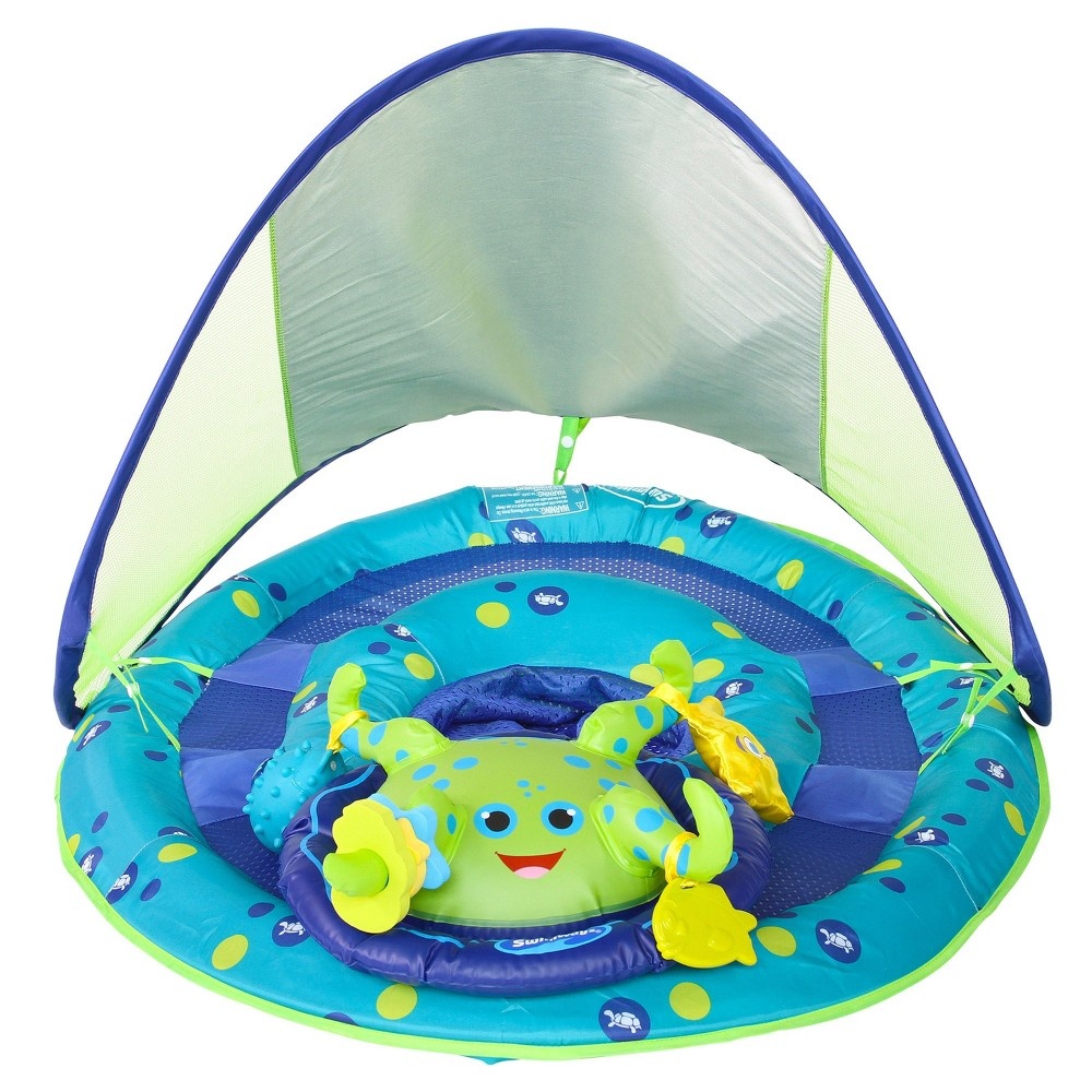 slide 8 of 9, Swimways Baby Spring Float Activity Center - Octopus, 1 ct