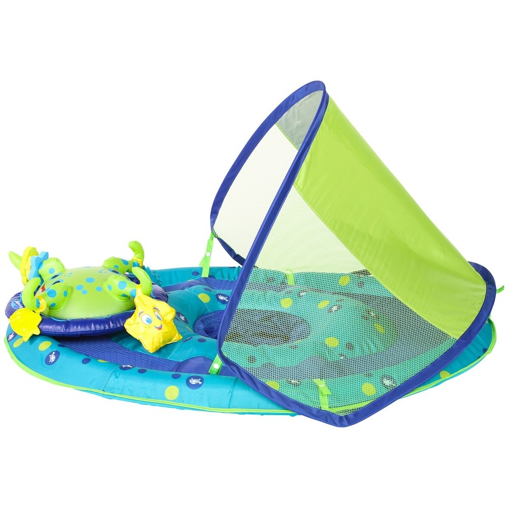 slide 9 of 9, Swimways Baby Spring Float Activity Center - Octopus, 1 ct