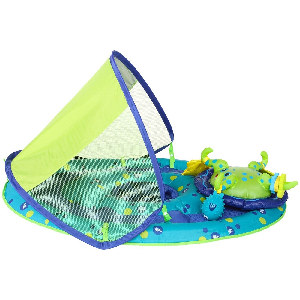 slide 3 of 9, Swimways Baby Spring Float Activity Center - Octopus, 1 ct