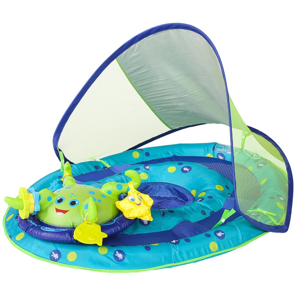 slide 5 of 9, Swimways Baby Spring Float Activity Center - Octopus, 1 ct