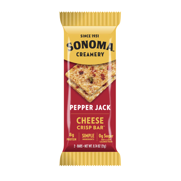 slide 1 of 1, Sonoma Cheese Bar Pepper Jack, 0.74 oz