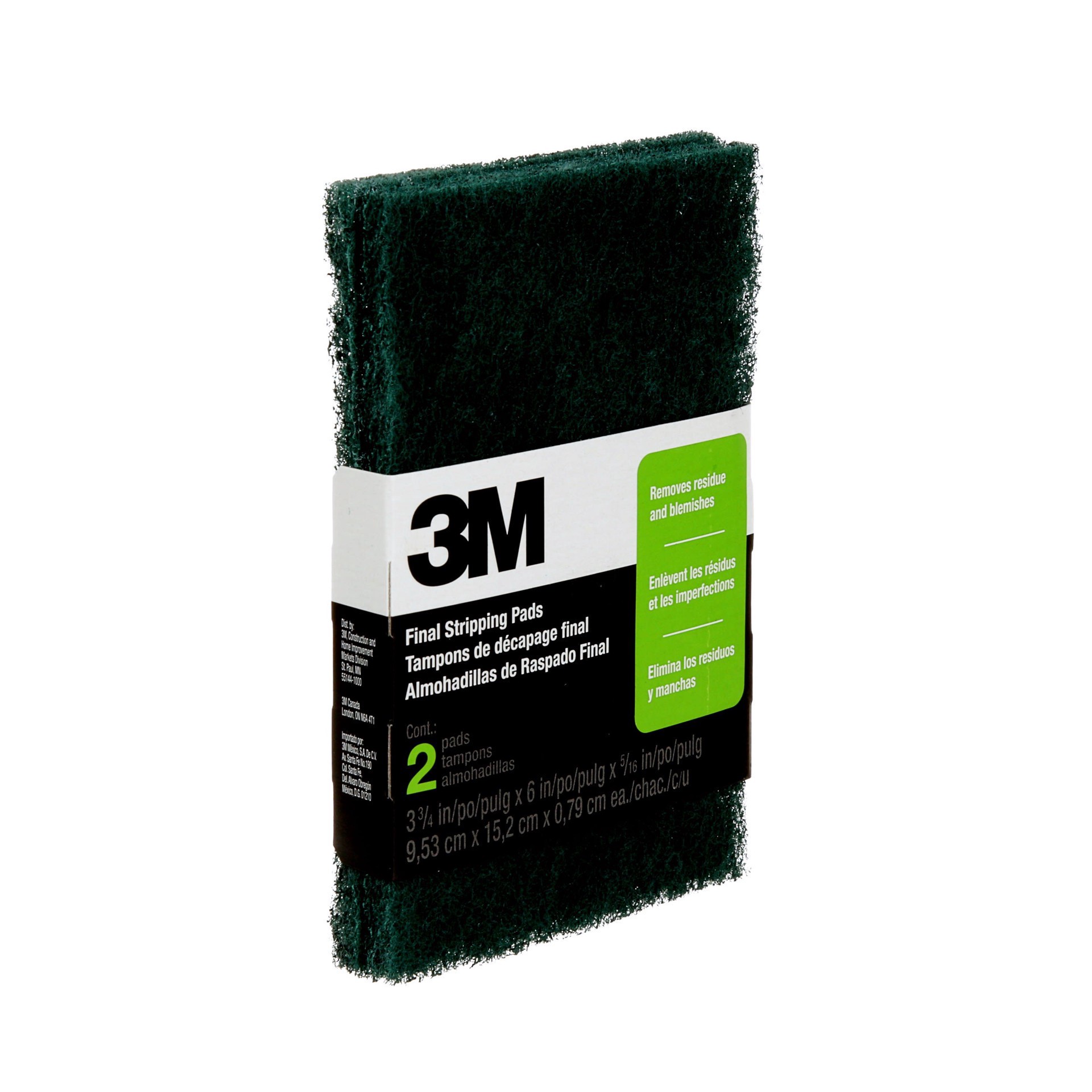 slide 2 of 6, 3M Fine Synthetic Steel Wool - 6 Pack - Black, 2 in x 4 in
