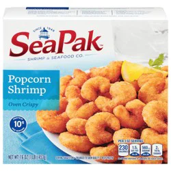 SeaPak Popcorn Oven Crispy Shrimp 16 oz