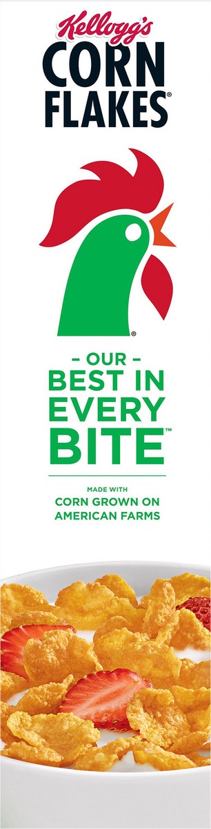 slide 10 of 13, Corn Flakes Kellogg's Corn Flakes Breakfast Cereal Original, Kids Cereal, 24 oz, 24 oz