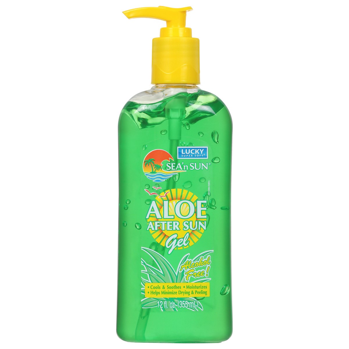 slide 1 of 13, Lucky Super Soft Sea'n Sun After Sun Aloe Gel 12 fl oz, 12 oz