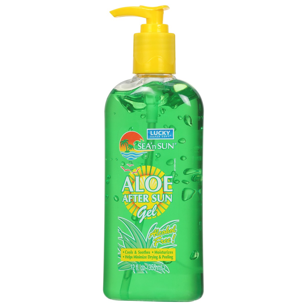 slide 8 of 13, Lucky Super Soft Sea'n Sun After Sun Aloe Gel 12 fl oz, 12 oz