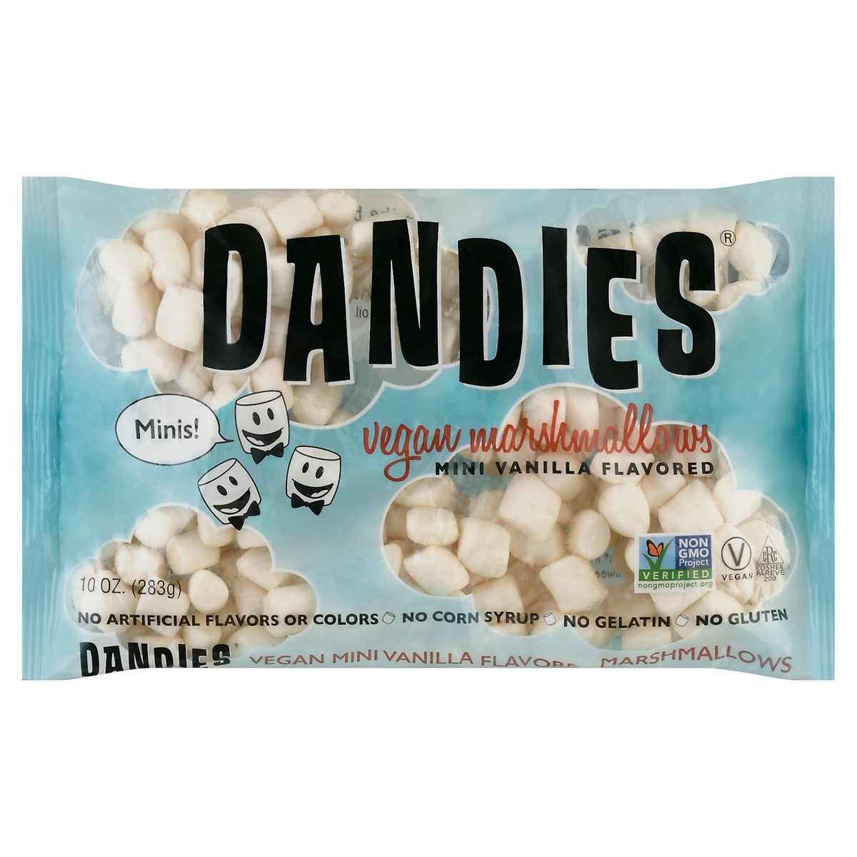 slide 1 of 1, Dandies Vanilla Vegan Marshmallows, 10 oz
