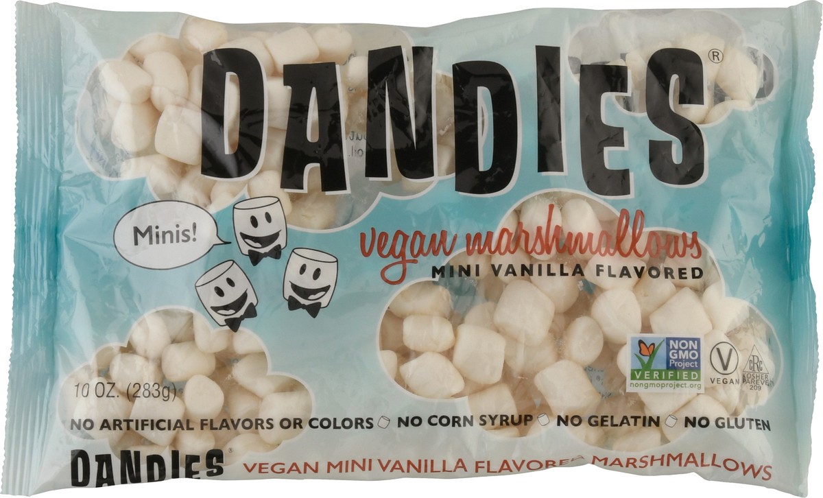 slide 10 of 13, Dandies Vegan Mini Vanilla Marshmallows, 10 oz