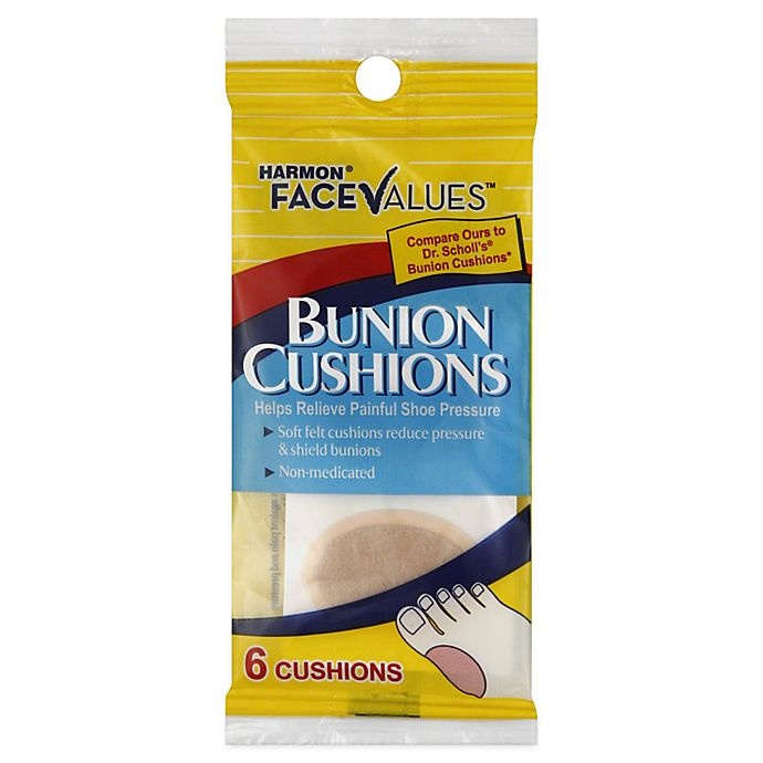 slide 1 of 2, Harmon Face Values Bunion Cushions, 6 ct