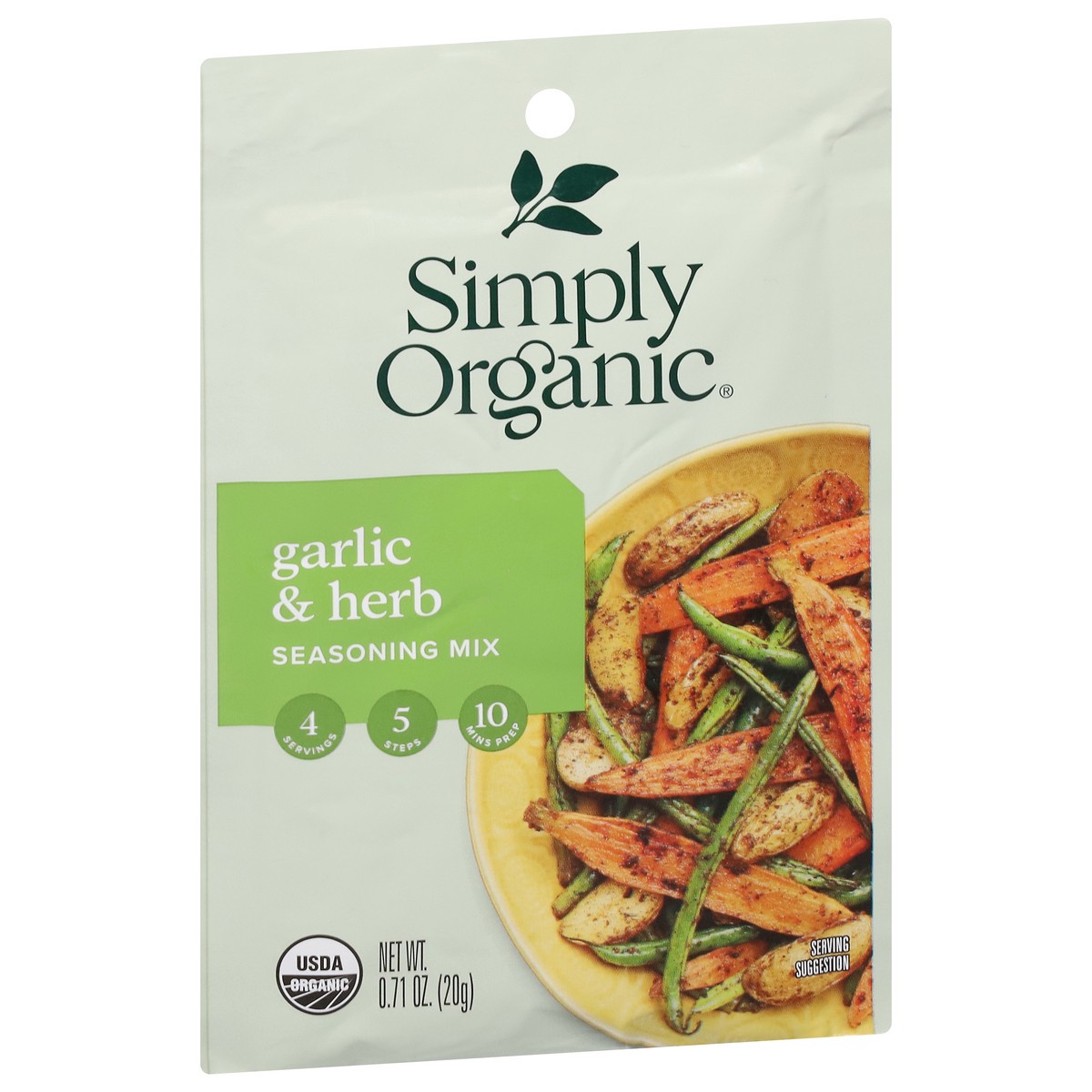 slide 8 of 9, Simply Organic Garlic/Herb Veg Season Mix Org, 0.71 oz