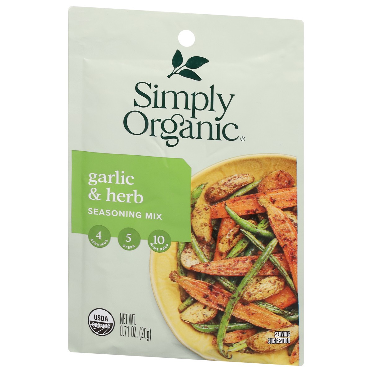 slide 5 of 9, Simply Organic Garlic/Herb Veg Season Mix Org, 0.71 oz