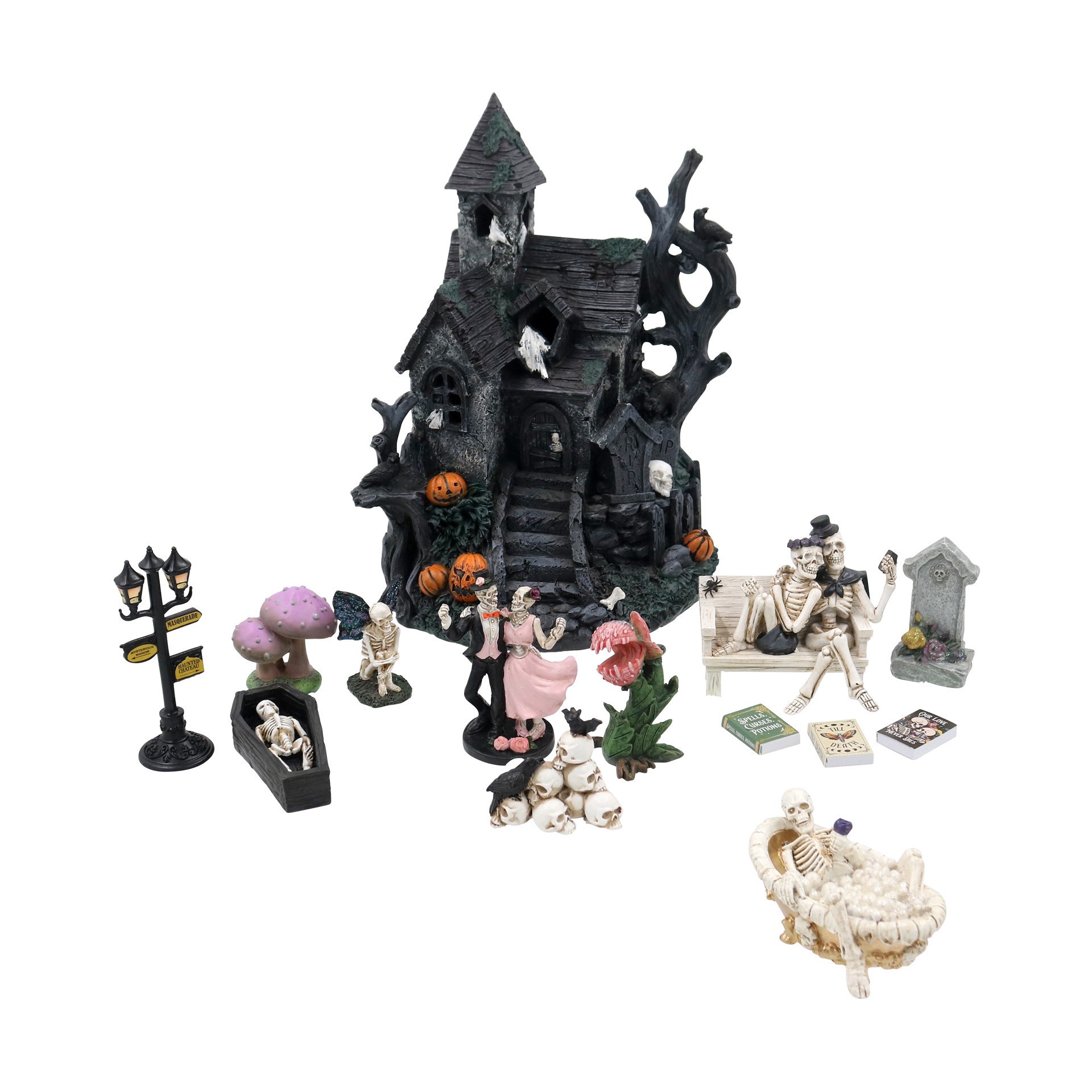 slide 3 of 4, Mini Skeleton Fairy Decoration By Ashland, 1 ct