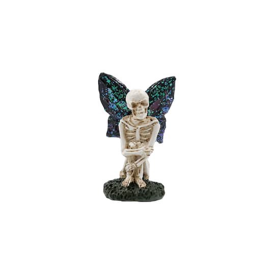 slide 1 of 4, Mini Skeleton Fairy Decoration By Ashland, 1 ct