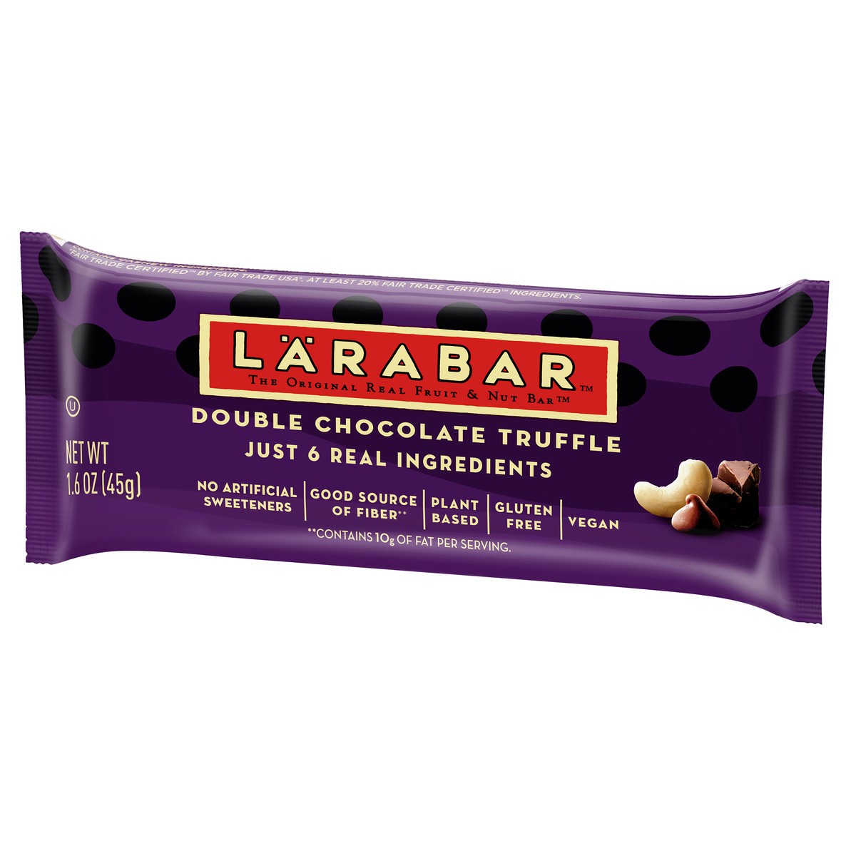 slide 4 of 9, LÄRABAR Double Chocolate Truffle Fruit and Nut Bar - 1.6 oz, 1.6 oz