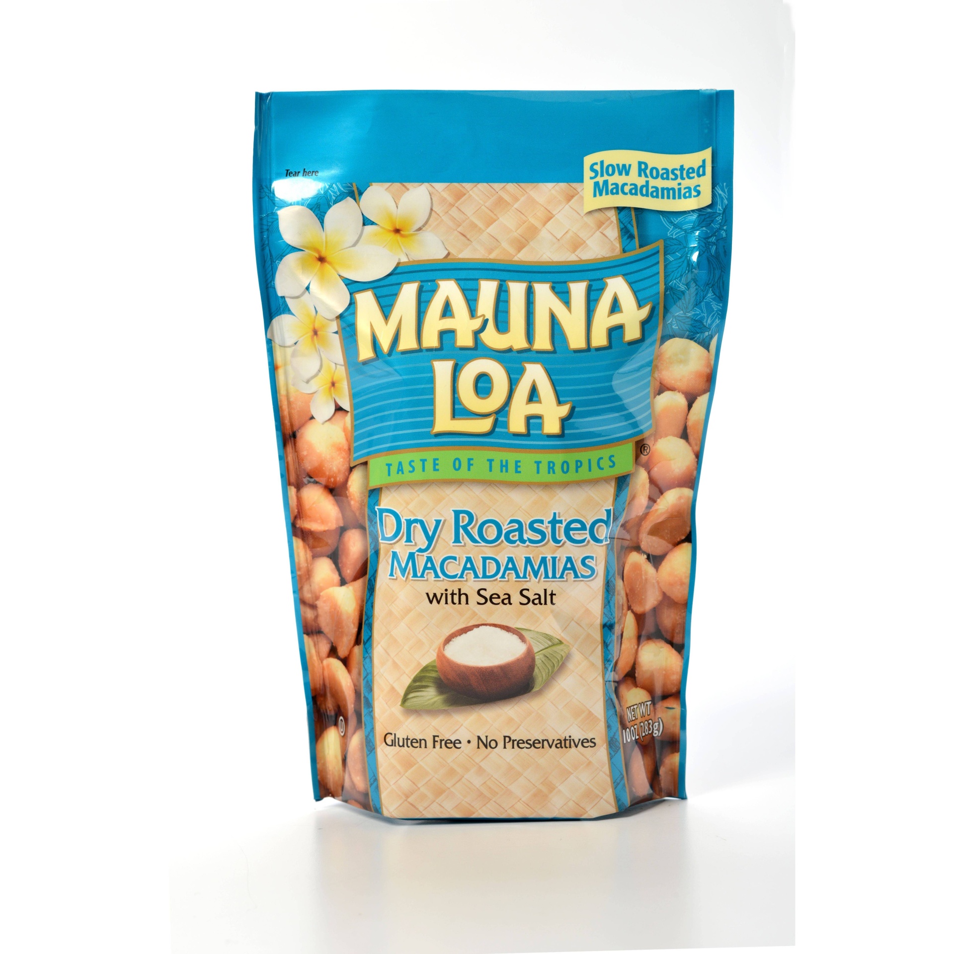 slide 1 of 2, Mauna Loa Dry Roasted Macadamias with Sea Salt, 