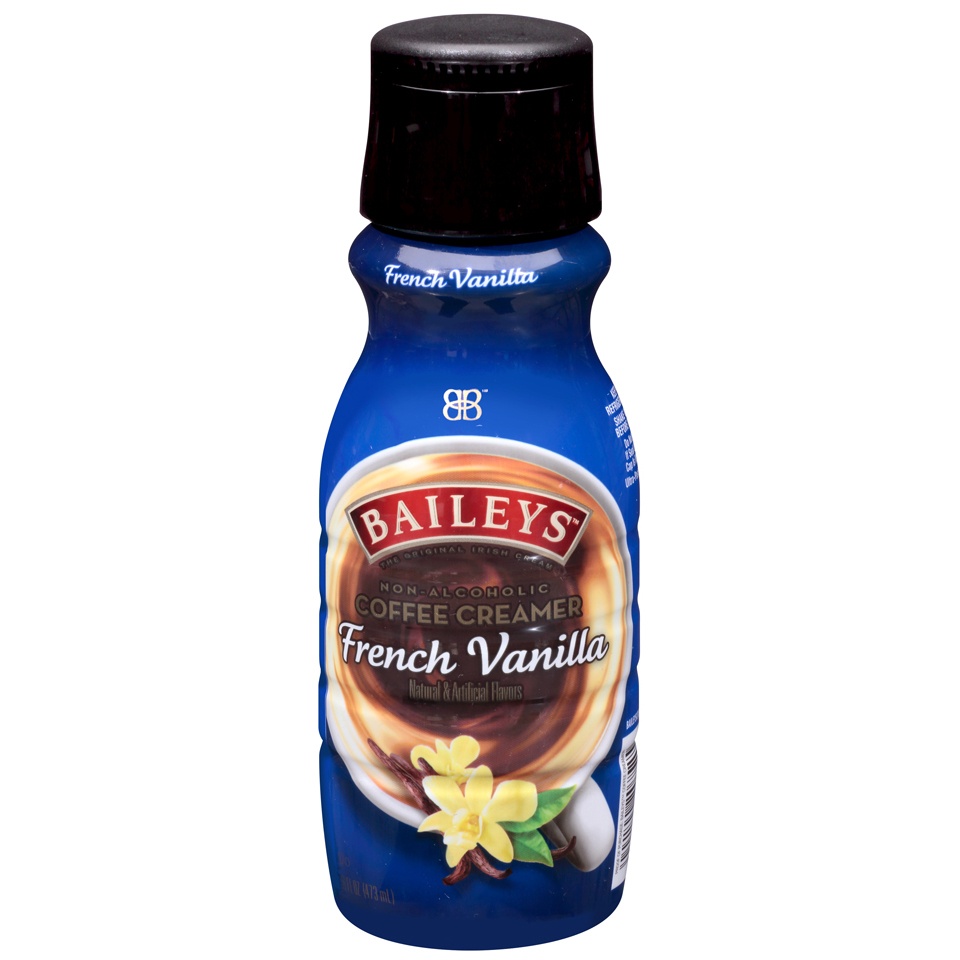 slide 1 of 3, Bailey's French Vanilla Non-Alcoholic Coffee Creamer, 16 fl oz