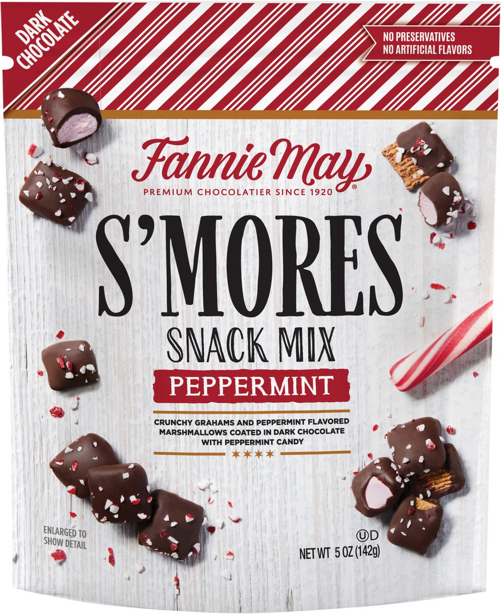 slide 3 of 3, Fannie May S'Mores Dark Chocolate Peppermint Snack Mix 5 oz, 5 oz