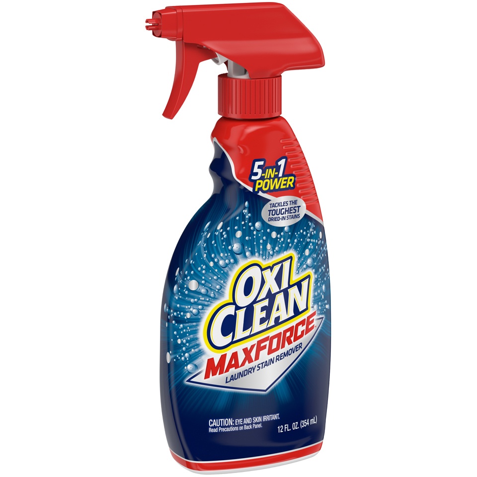 slide 2 of 4, Oxi-Clean Max Force Laundry Stain Remover Spray, 12 fl oz