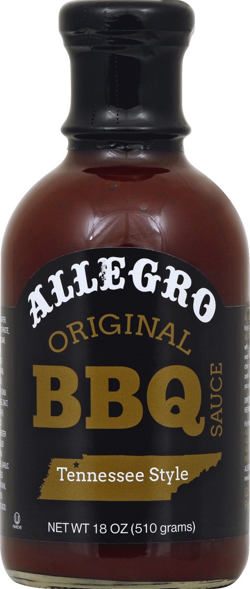 slide 2 of 2, Allegro Original Bbq Sauce, 18 oz