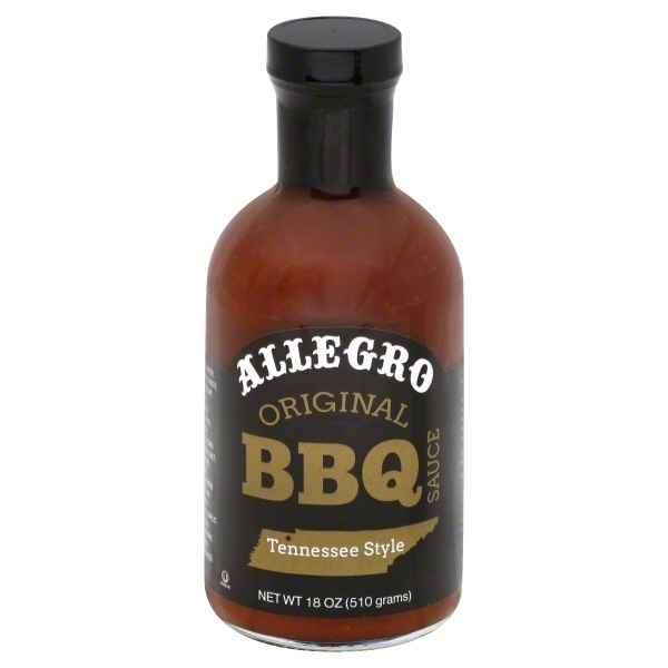 slide 1 of 1, Allegro Bbq Sauce Tennessee Style Original, 18 oz