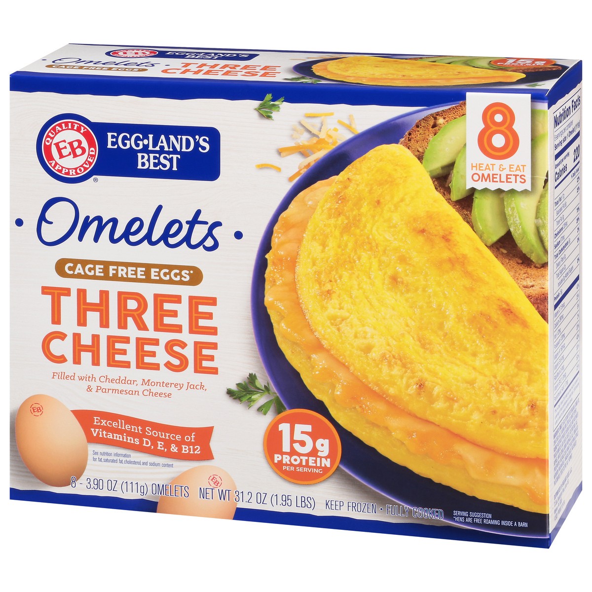 slide 3 of 9, Eggland's Best Omelets, 