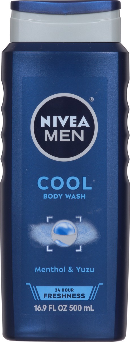 slide 8 of 9, Nivea Men Cool Menthol & Yuzu Body Wash 16.9 fl oz, 16.9 fl oz