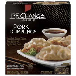 P.F. Chang''s Home Menu Pork Dumplings, Frozen Appetizers, 8.2 oz.