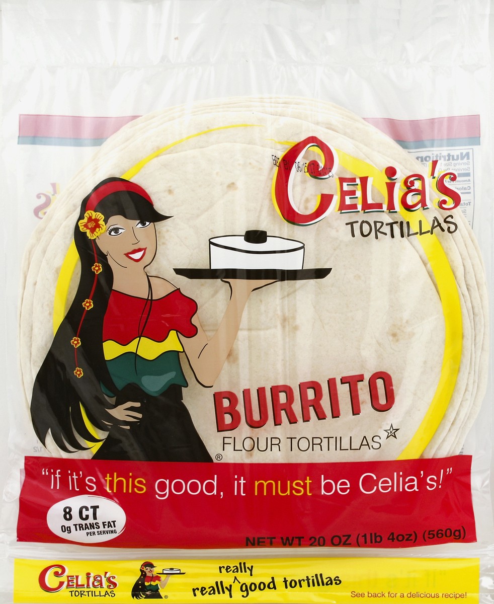 slide 3 of 5, Celia's Tortillas Flour Tortillas 8 ea, 8 ct