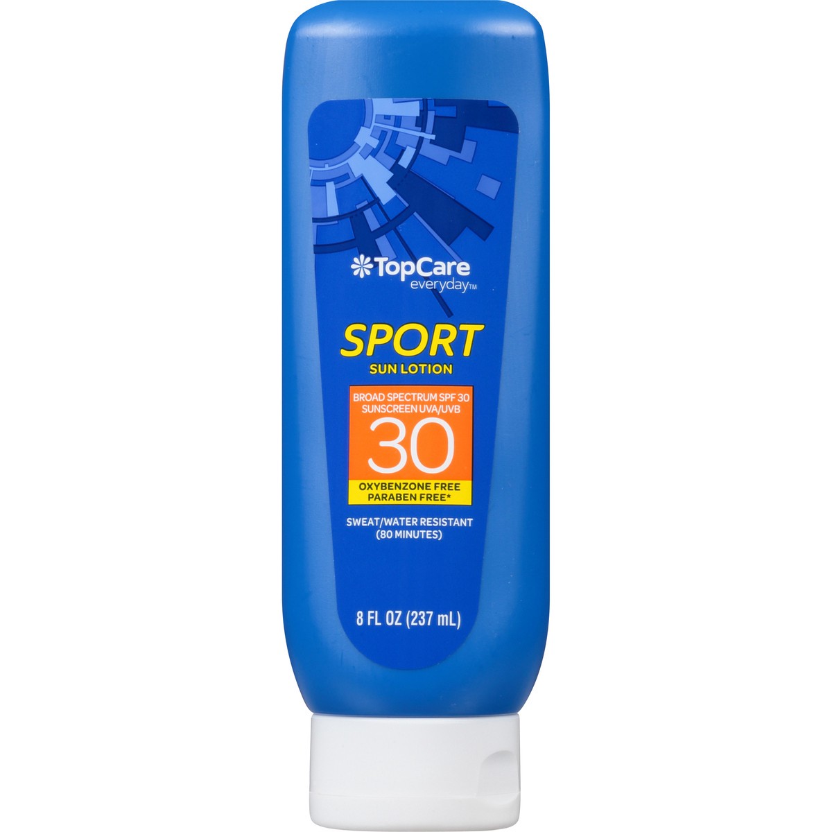 slide 7 of 8, TopCare Sport Sweat/Water Resistant Uva/Uvb Broad Spectrum Spf 30 Sunscreen Sun Lotion, 8 fl oz