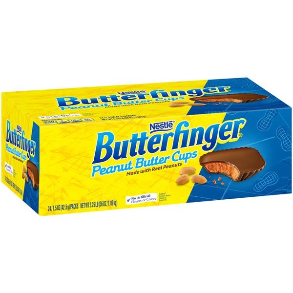 slide 1 of 1, Butterfinger Peanut Butter Cups , 24 ct