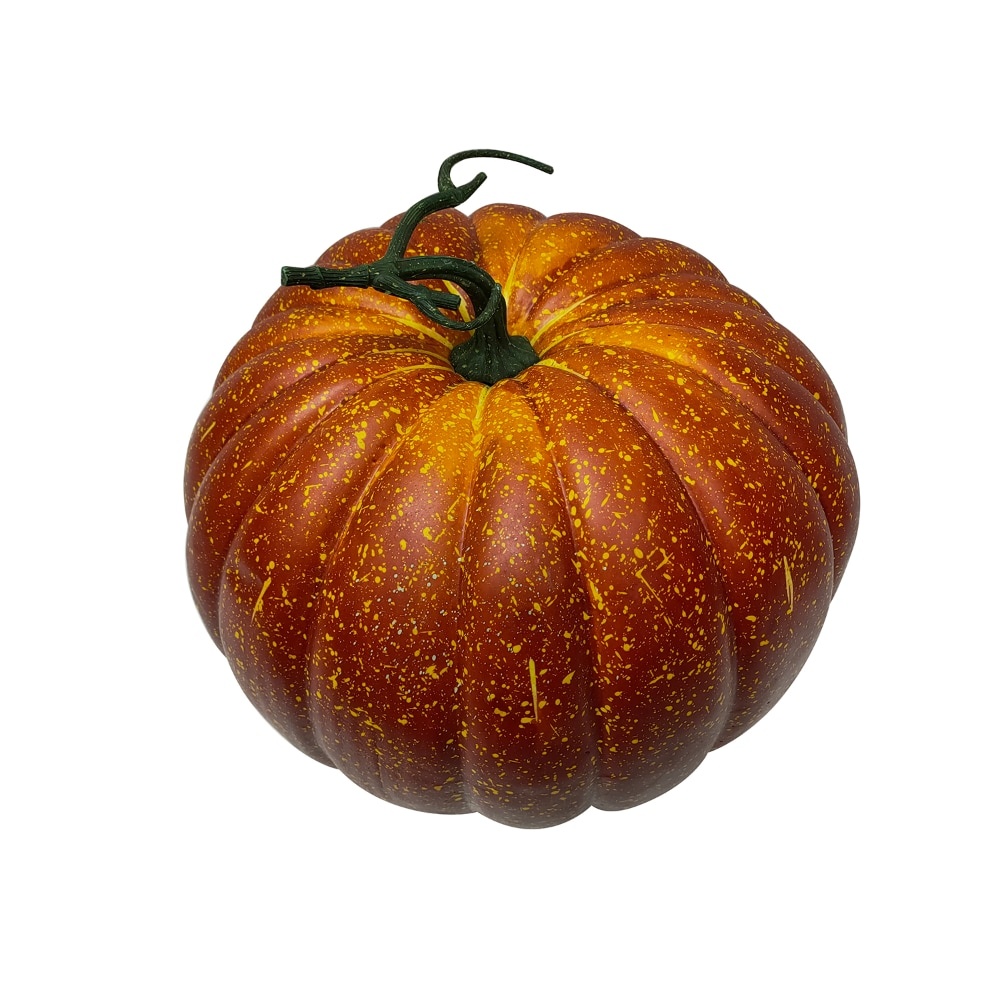 slide 1 of 1, Holiday Home Pumpkin Decor - Orange, 12 in