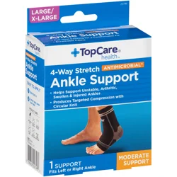 TopCare Ankle Support, 4-Way Stretch, Large/X-Large