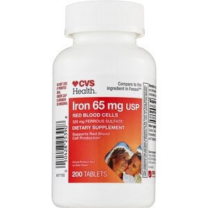 slide 1 of 1, Cvs Health Iron Tablets, 200 Ct, 1 ct