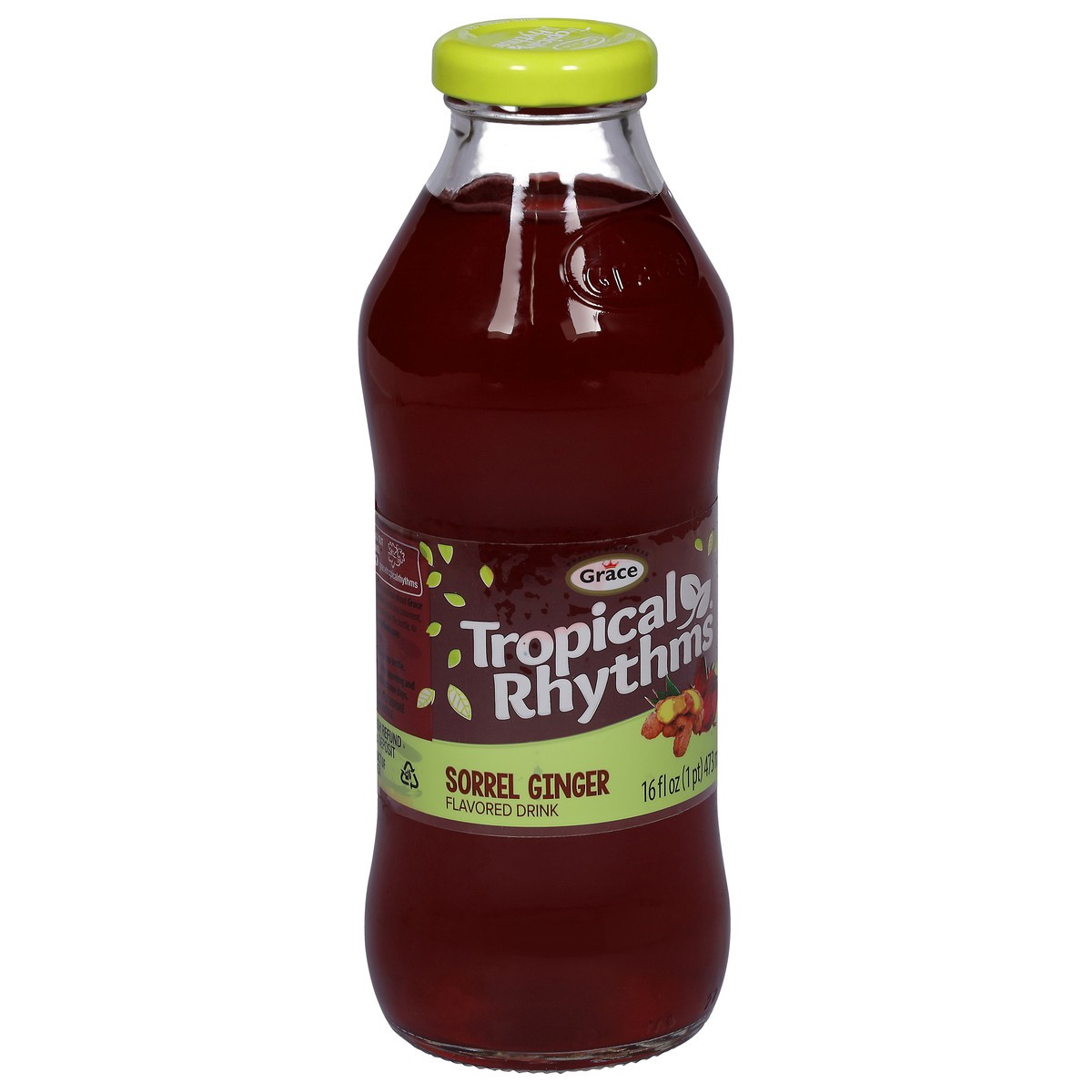 slide 6 of 9, Grace Tropical Rhythms Sorrel Ginger Flavored Drink - 16 fl oz, 16 fl oz