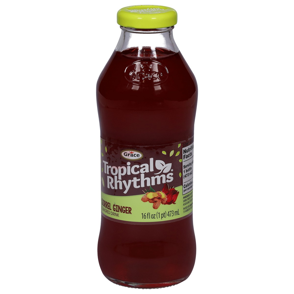 slide 8 of 9, Grace Tropical Rhythms Sorrel Ginger Flavored Drink - 16 fl oz, 16 fl oz