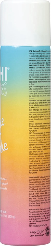 slide 3 of 6, Chi Vibes Wake + Fake Soothing Dry Shampoo, 5.3 oz