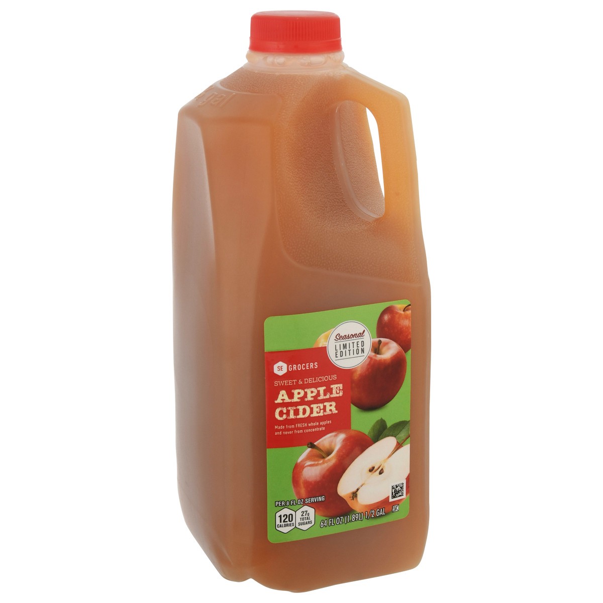 slide 3 of 14, Se Grocers Apple Cider Hf Gal - 64 oz, 64 oz