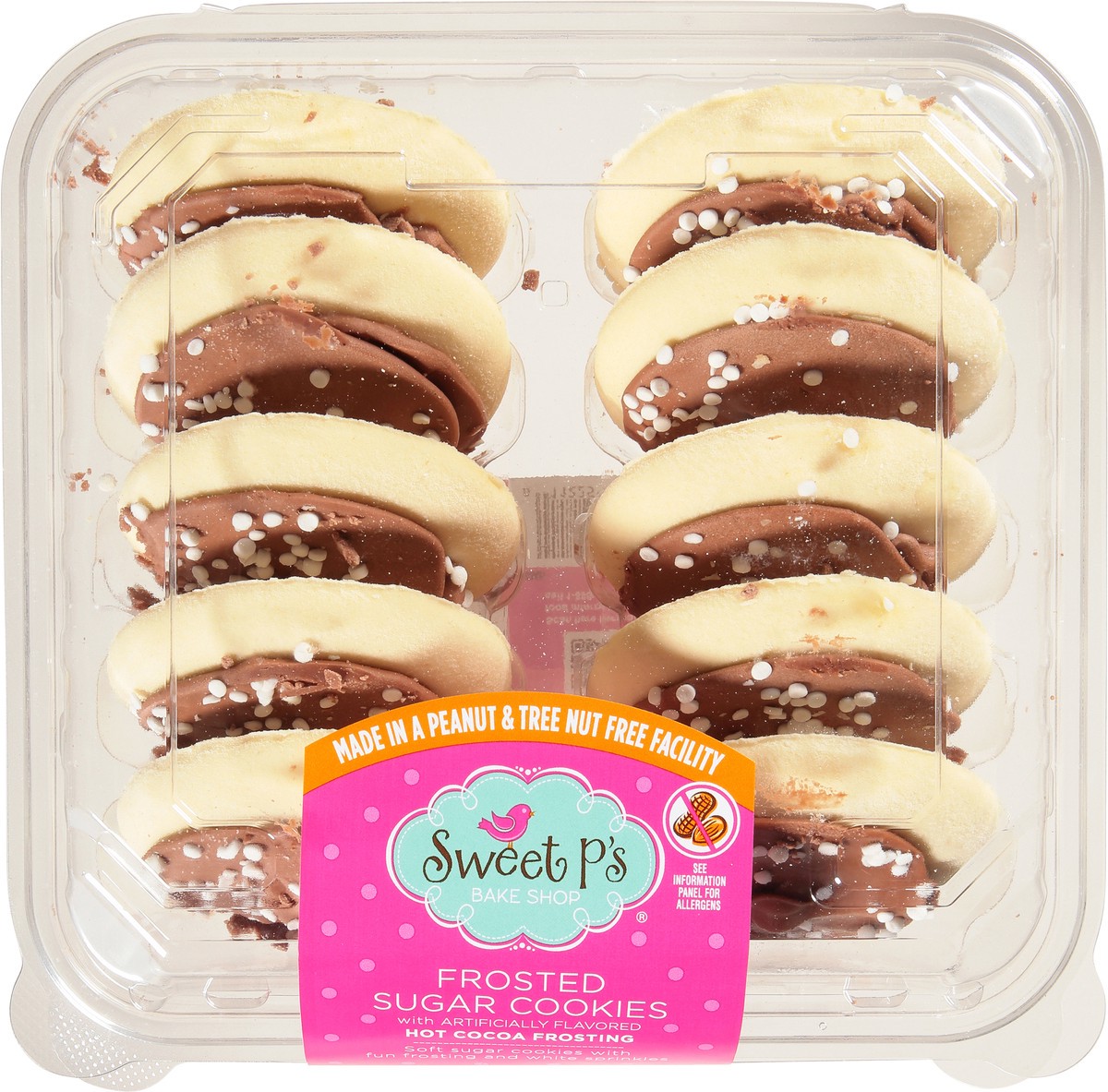 slide 1 of 9, Sweet P's Bake Shop Hot Cocoa Frosted Sugar Cookies 13.5 oz, 13.5 oz