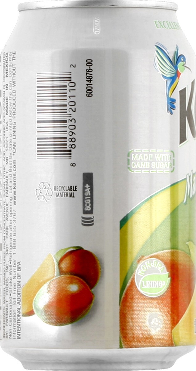 slide 3 of 7, Kern's Mango- 11.5 fl oz, 11.5 fl oz