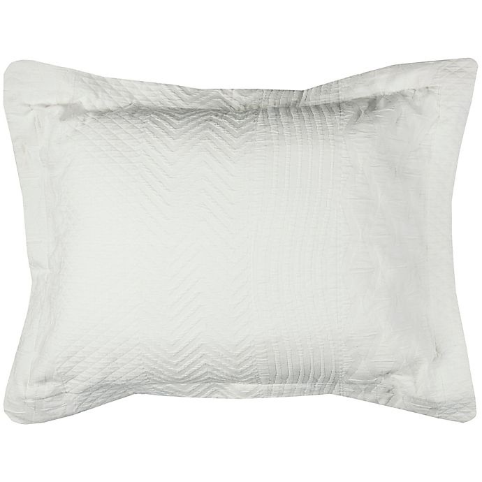 slide 1 of 1, Rizzy Home Camilla Standard Pillow Sham - Ivory, 1 ct