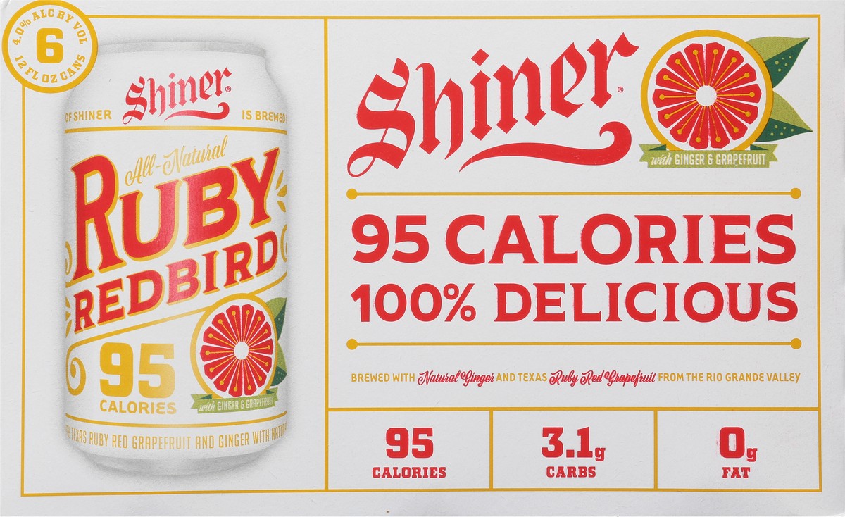 slide 5 of 9, Shiner Ruby Redbird, 6 ct; 12 oz