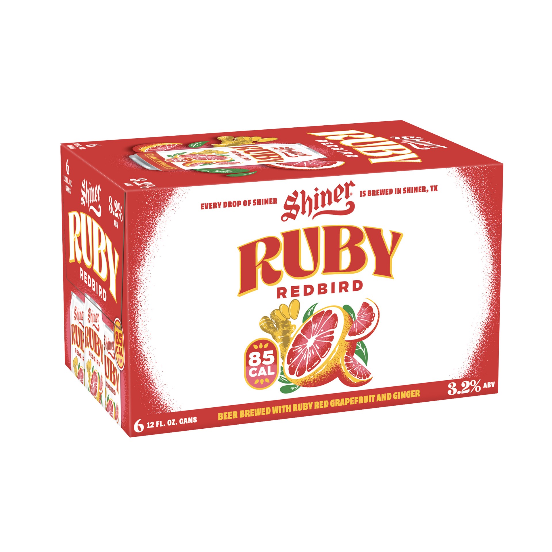 slide 1 of 9, Shiner Beer Shiner Ruby Redbird Beer, Shiner Craft Beer, 6 Pack, 12 fl oz Cans, 4.0% ABV, 95 Calories, 6 ct; 12 oz