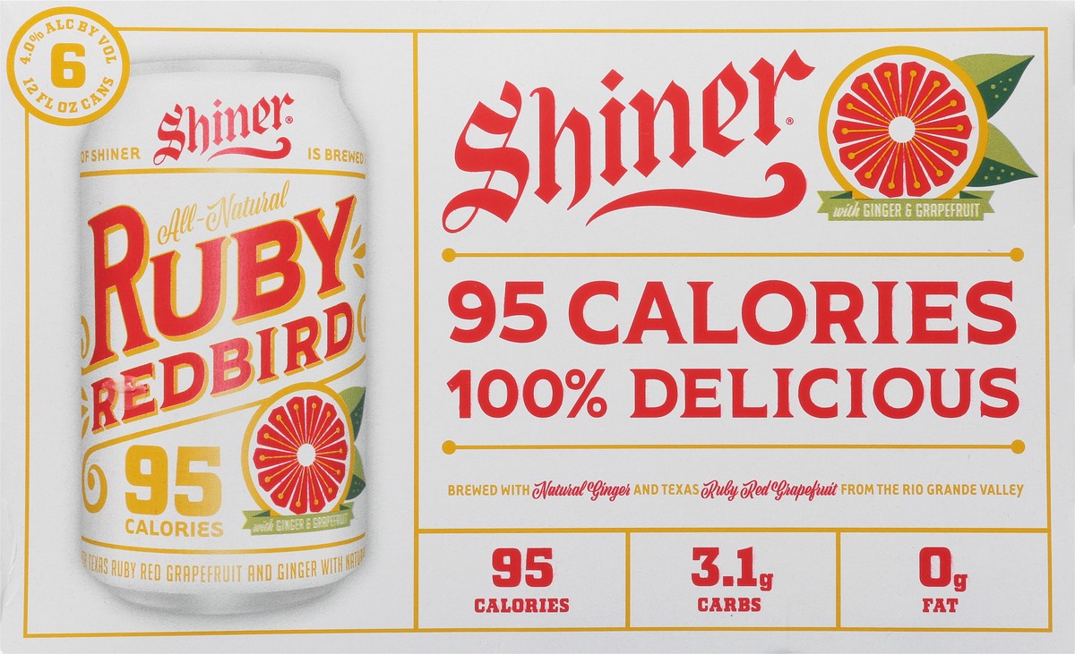 slide 6 of 9, Shiner Ruby Redbird, 6 ct; 12 oz