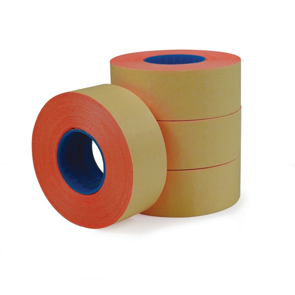 slide 1 of 1, Office Depot Brand 2-Line Price-Marking Labels, Red, 1,000 Labels Per Roll, Pack Of 4 Rolls, 4 ct