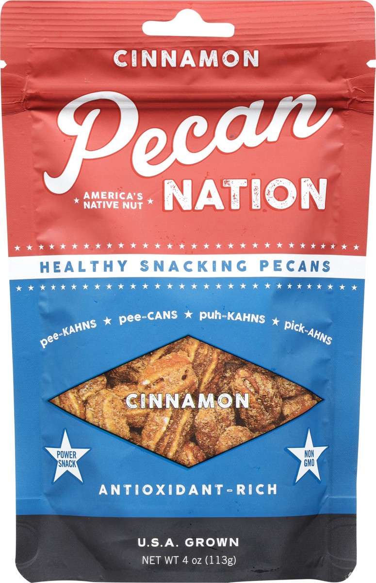 slide 5 of 13, Pecan Nation Cinnamon Snacking Pecans, 4 oz
