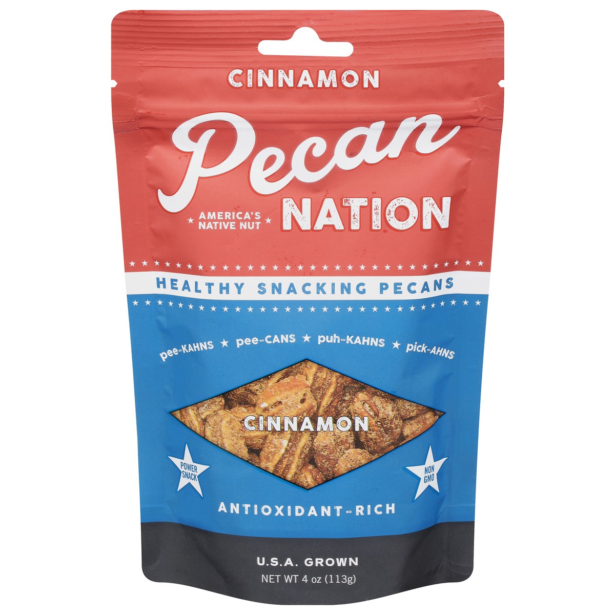 slide 7 of 13, Pecan Nation Cinnamon Snacking Pecans, 4 oz