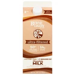 Byrne Dairy Chocolate 2% Ultra Filtered Milk