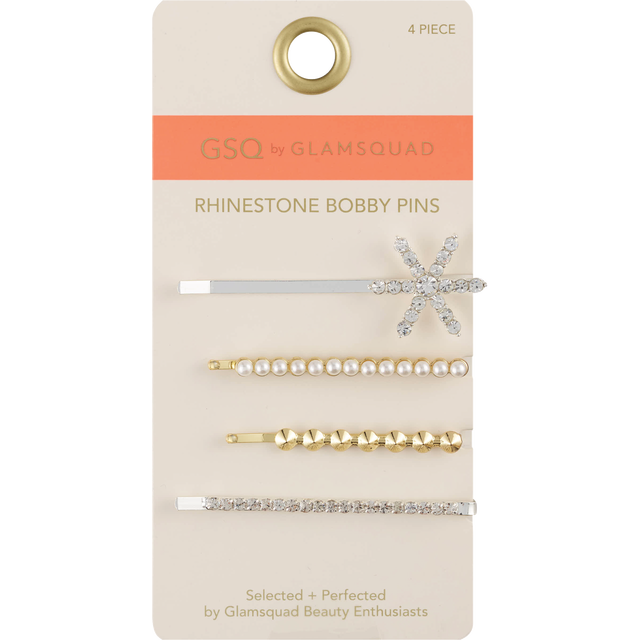 slide 1 of 1, GSQ by GLAMSQUAD Gsq 4Pk Mixed Stone Pins, 1 ct