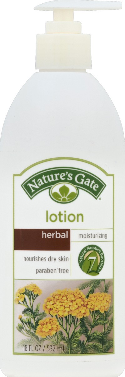 slide 2 of 3, Nature's Gate Natures Gate Moisturizing Herbal Lotion, 18 fl oz