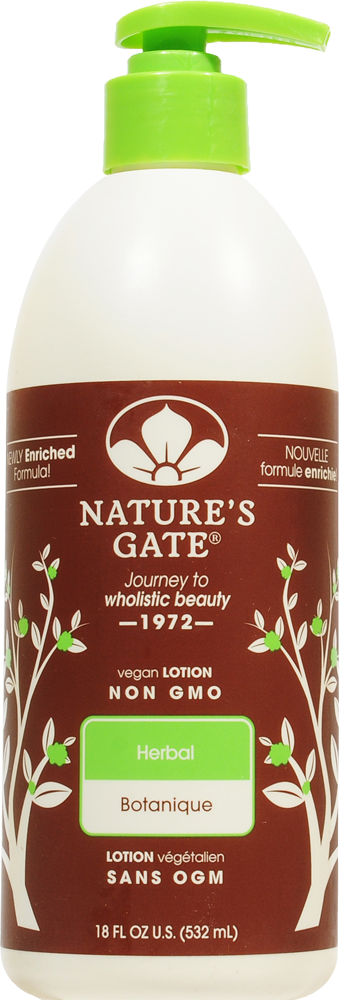 slide 1 of 3, Nature's Gate Natures Gate Moisturizing Herbal Lotion, 18 fl oz